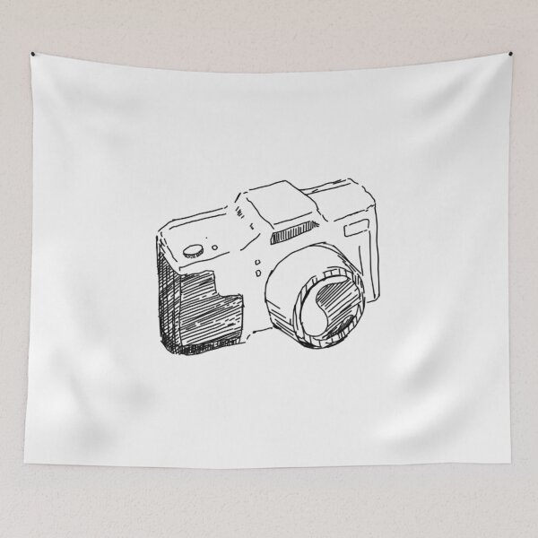 Item preview, DSLR Camera Sketch designed and sold by JerickBravo.