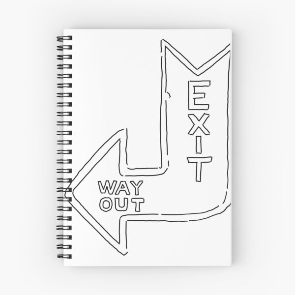 Item preview, Exit Sign Sketch designed and sold by JerickBravo.