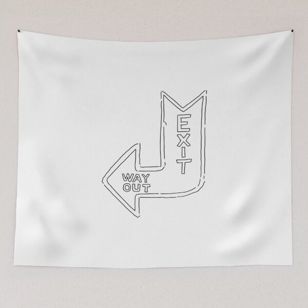 Item preview, Exit Sign Sketch designed and sold by JerickBravo.