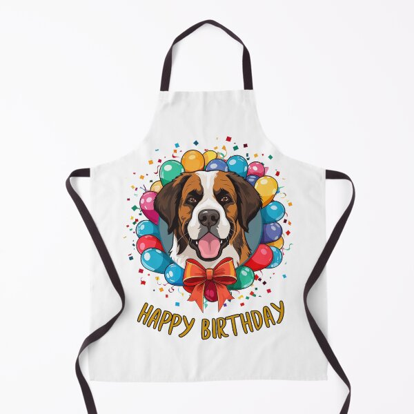 Item preview, Birthday Saint Bernard Dog - Happy Birthday! designed and sold by wotsthis.