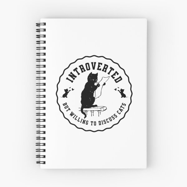 Item preview, Introverted But Willing To Discuss Cats designed and sold by Teetreasure2.