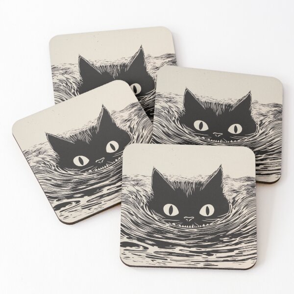Item preview, O gato  pintado de preto designed and sold by JOTAMIKE.