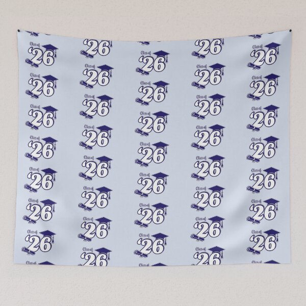 Item preview, Class of 2026 Graduation Design (Blue and Grey) designed and sold by SavsSparkleShop.