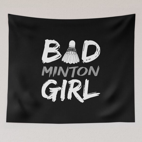 Item preview, Badminton Girl Bad Girl Bad Minton Girl Badminton Player designed and sold by farhanhafeez.