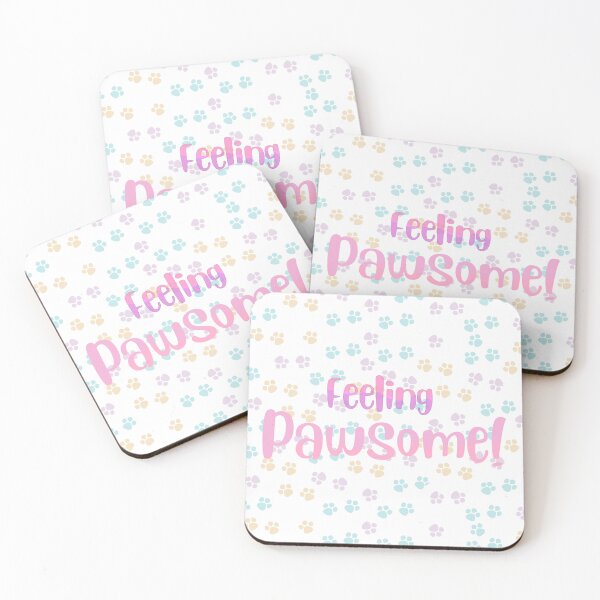 Item preview, Positively pawsome! designed and sold by Whimsy Pose Illustrations.