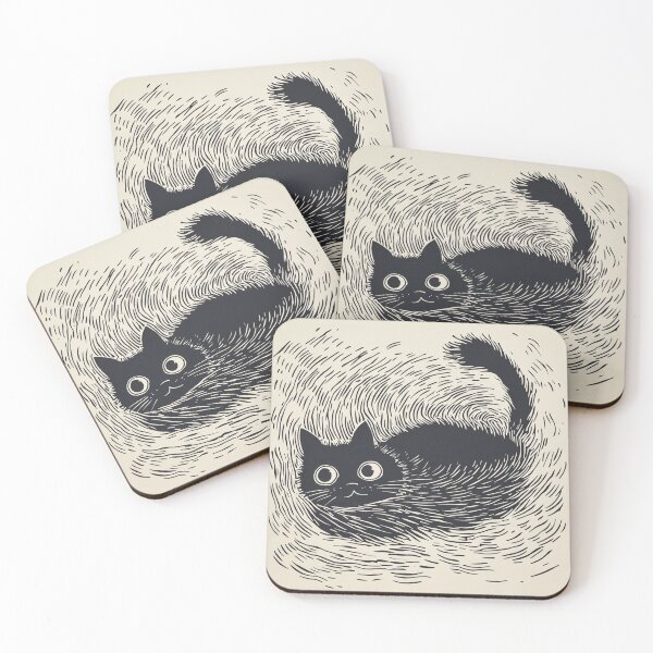 Item preview, Gato Minimalista designed and sold by JOTAMIKE.
