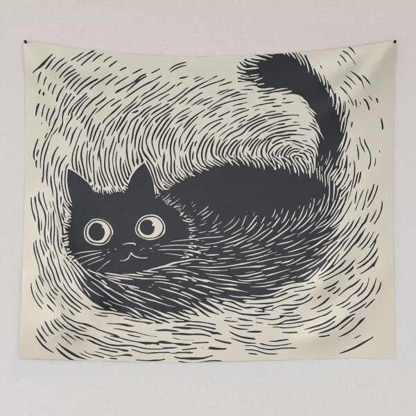 Item preview, Gato Minimalista designed and sold by JOTAMIKE.