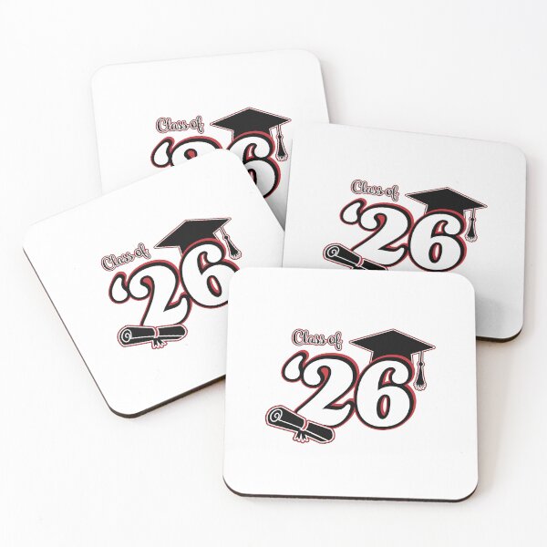 Item preview, Class of 2026 Graduation Design (Red and Black) designed and sold by SavsSparkleShop.
