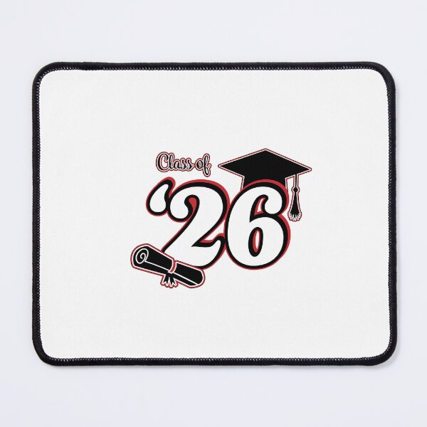 Item preview, Class of 2026 Graduation Design (Red and Black) designed and sold by SavsSparkleShop.