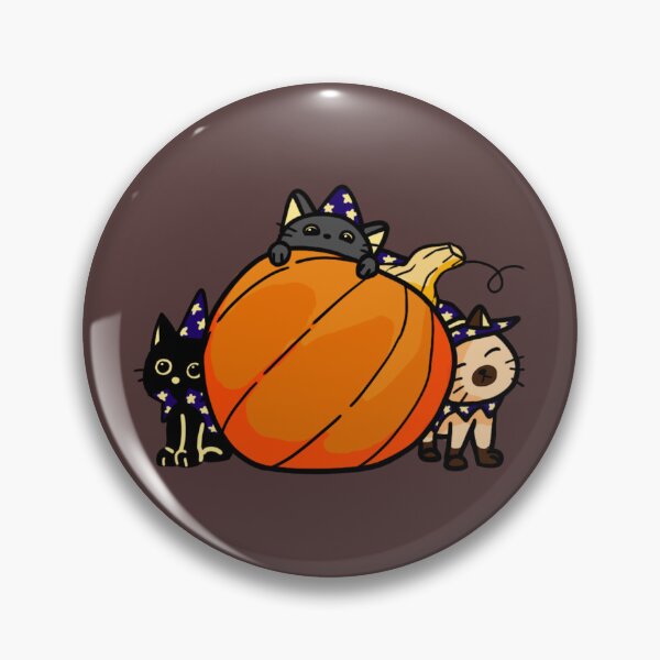 Item preview, Halloween Cat: Big Pumpkin/ Cute Gift Event designed and sold by Nine Souls Creative.
