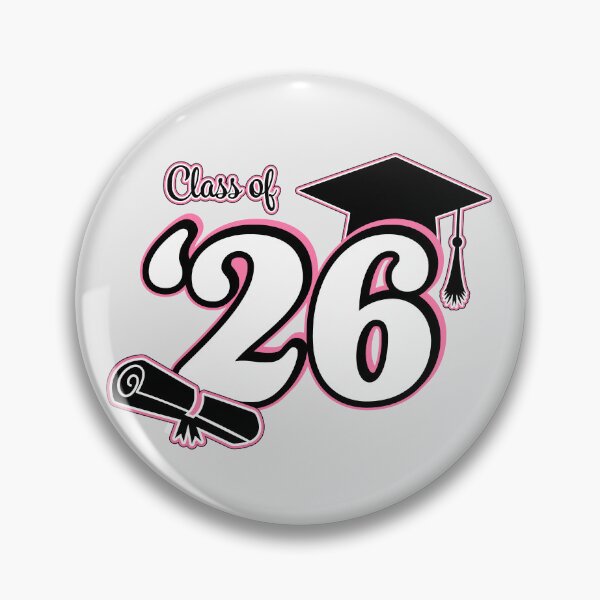 Item preview, Class of 2026 Graduation Design (Pink and Black) designed and sold by SavsSparkleShop.