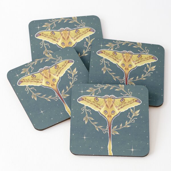 Item preview, Comet Moth With Wreath Among The Stars designed and sold by JennDePaolaArt.