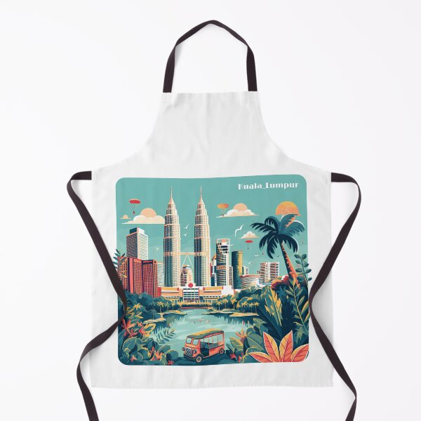 Item preview, Kuala Lumpur Vector Sticker designed and sold by Windy-market.