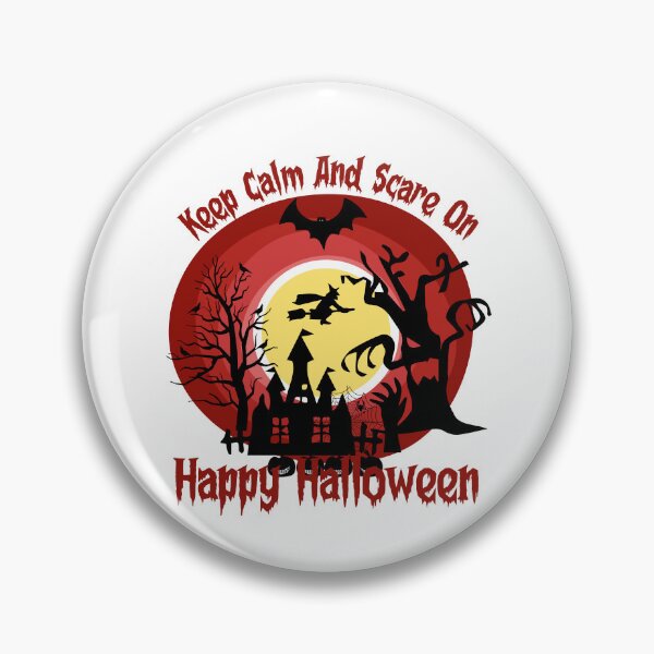 Item preview, Keep Calm And Scare On - Frightfully Fun: Top Picks for Halloween Design Lovers! designed and sold by Techflare.