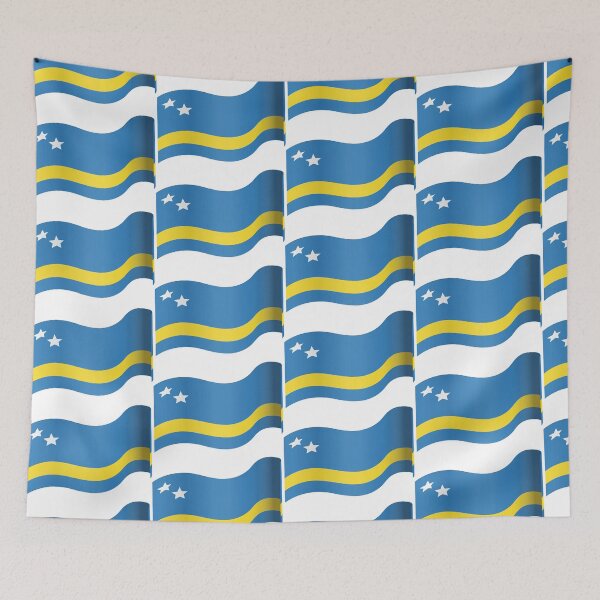 Item preview, Curacao Flag designed and sold by HarveyHandcraftsandDesigns.