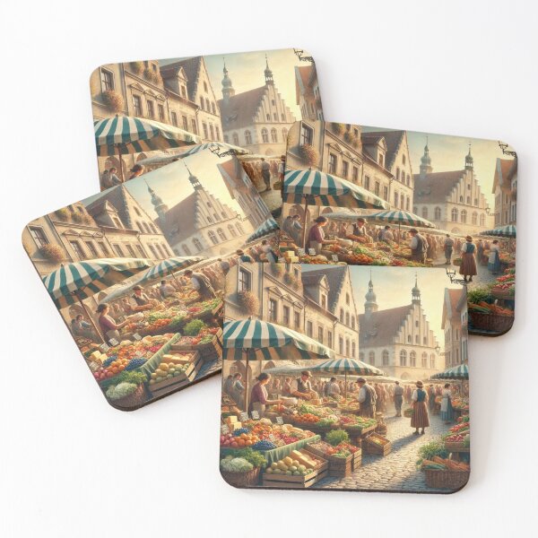Item preview, Market Mornings in Europe designed and sold by Best-Kept.