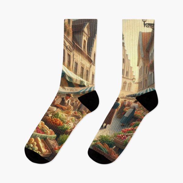 Item preview, Market Mornings in Europe designed and sold by Best-Kept.