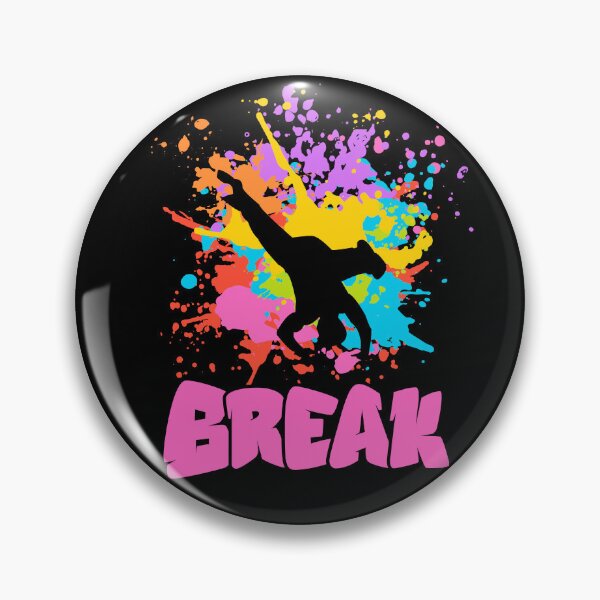 Item preview, Breakdancer Graffiti Hip Hop Dance Dancing Breakdance Paint Splash designed and sold by SZPdezigns.