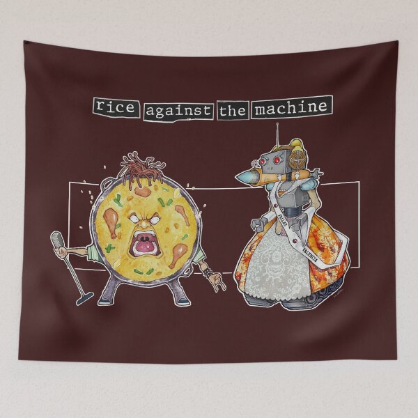 Item preview, Rice against the machine designed and sold by Juanmi-Gaspar9.