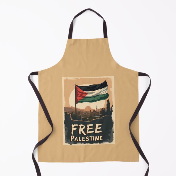 Item preview, Free Palestine : Palestinian Flag with Golden Palette designed and sold by QuotezArtist.