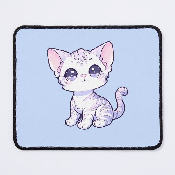 Item preview, Devon rex cat designed and sold by Anna Halasek.