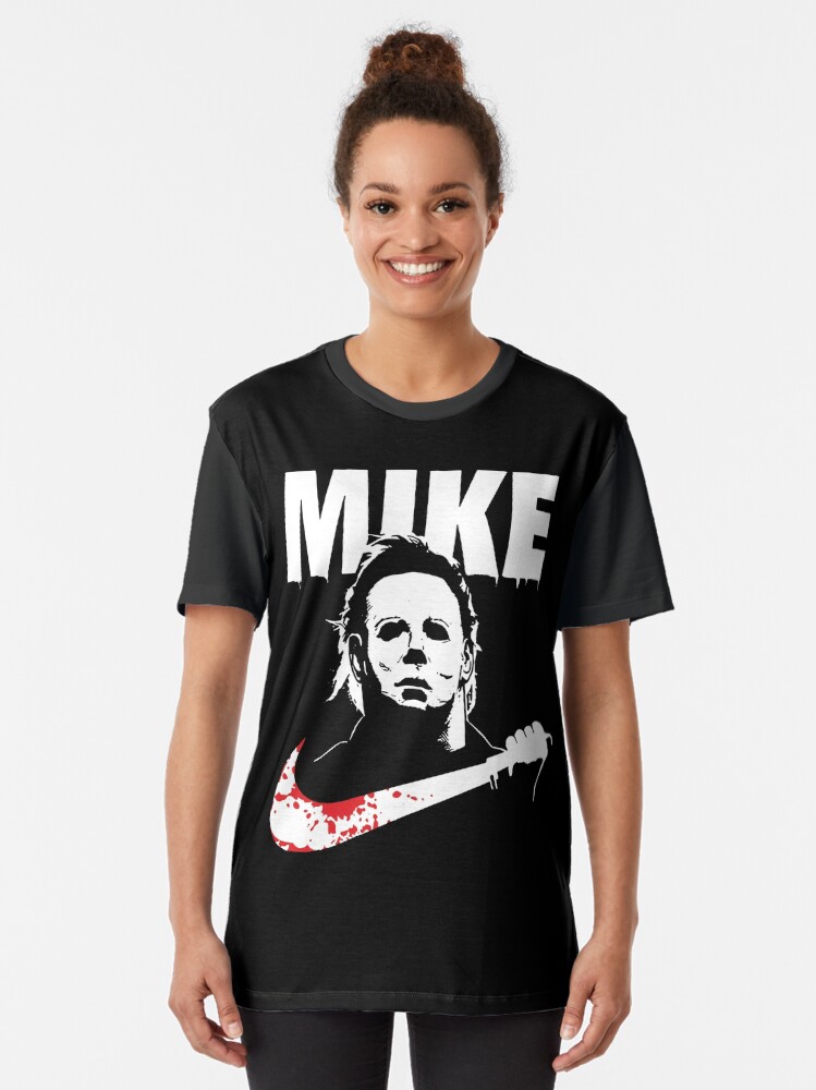 Thumbnail 2 of 5, Graphic T-Shirt, Funny Halloween Mike Myers designed and sold by lilghostslife.