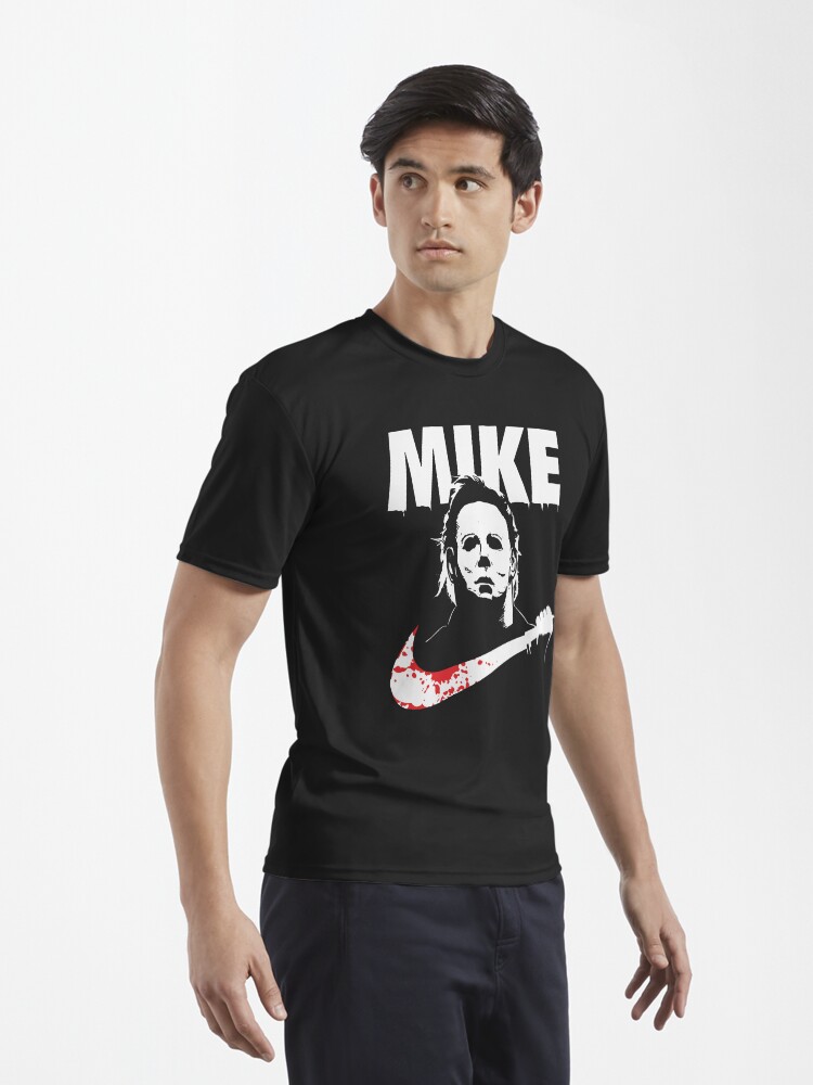 Thumbnail 3 of 7, Active T-Shirt, Funny Halloween Mike Myers designed and sold by lilghostslife.