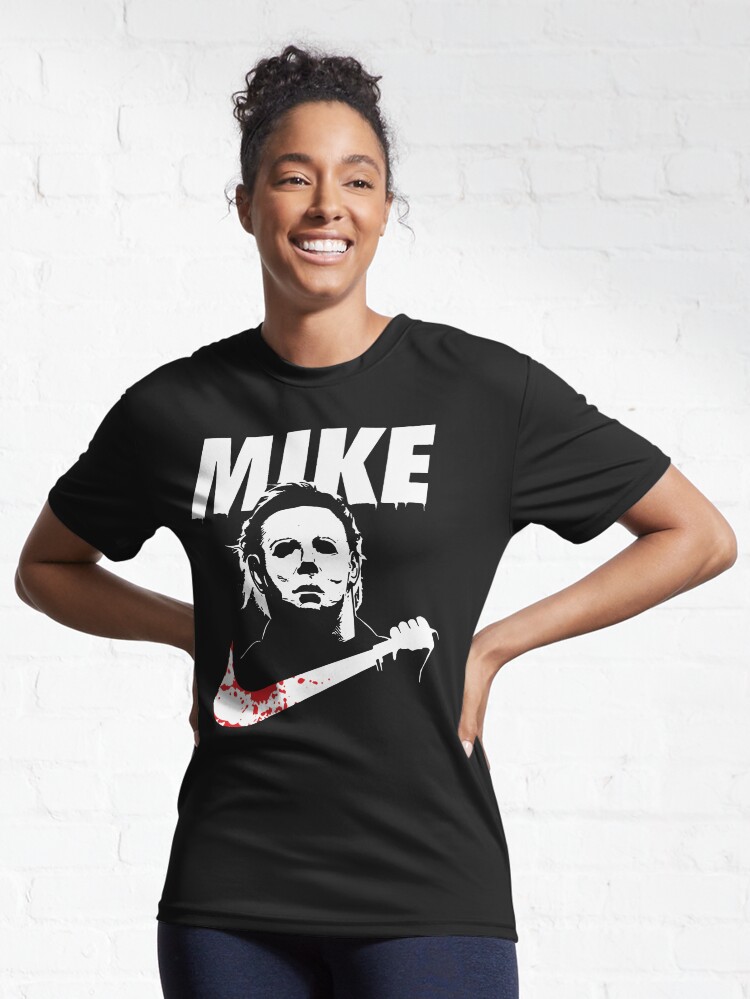 Thumbnail 6 of 7, Active T-Shirt, Funny Halloween Mike Myers designed and sold by lilghostslife.