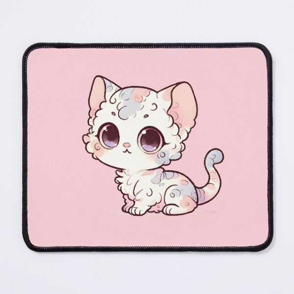 Item preview, Devon rex cat designed and sold by Anna Halasek.