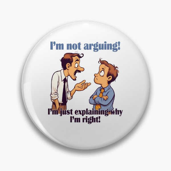 Item preview, I'm not arguing (2) designed and sold by Black Sands Art.
