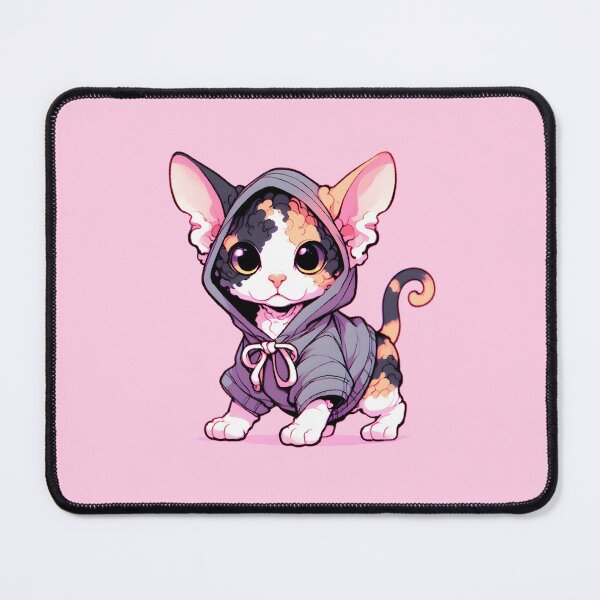 Item preview, Devon rex cat designed and sold by Anna Halasek.