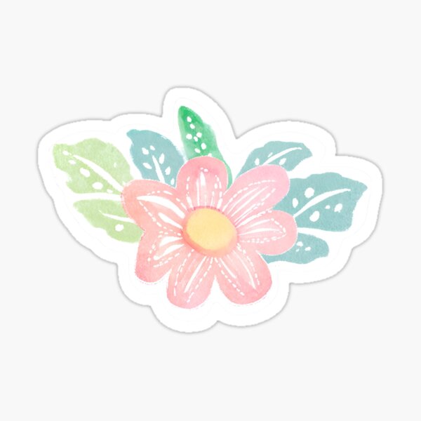 Item preview, Pastel flower watercolor designed and sold by AKRE R.