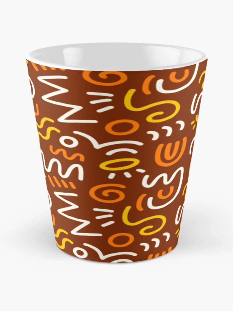 Thumbnail 2 of 4, Coffee Mug, Tribal African Print, Aztec seamless pattern texture designed and sold by RubyCollection.