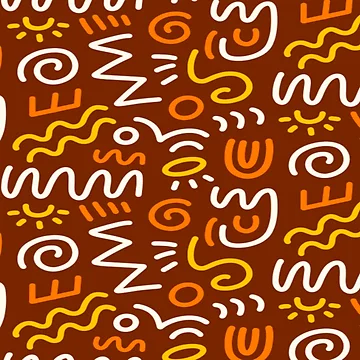 Artwork thumbnail, Tribal African Print, Aztec seamless pattern texture by RubyCollection