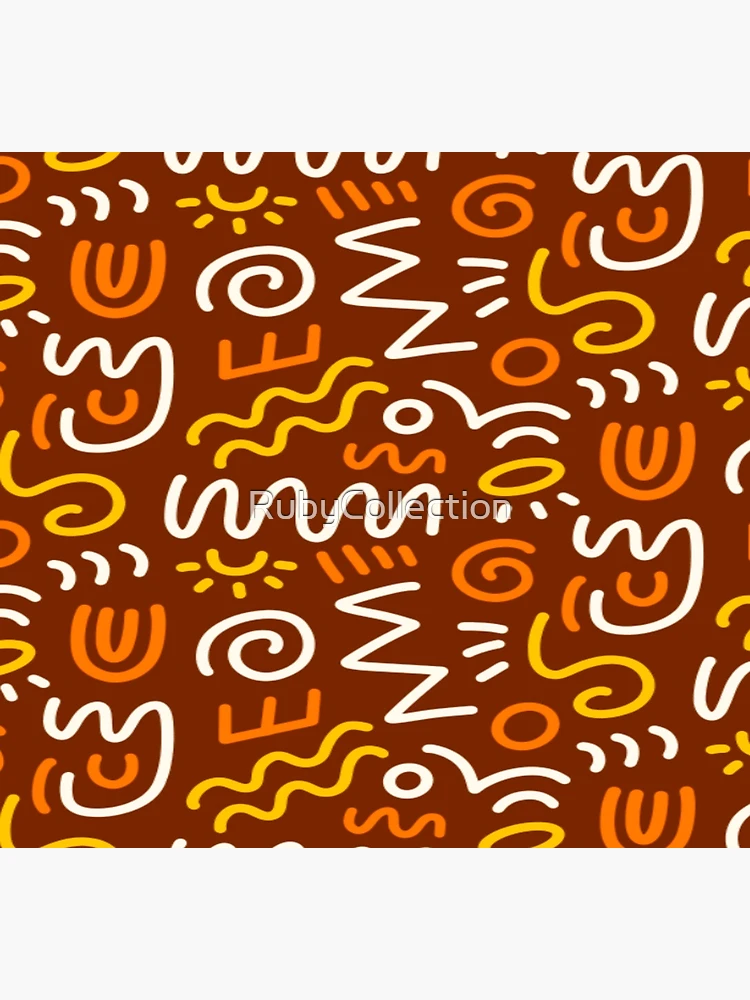 Thumbnail 5 of 5, Socks, Tribal African Print, Aztec seamless pattern texture designed and sold by RubyCollection.