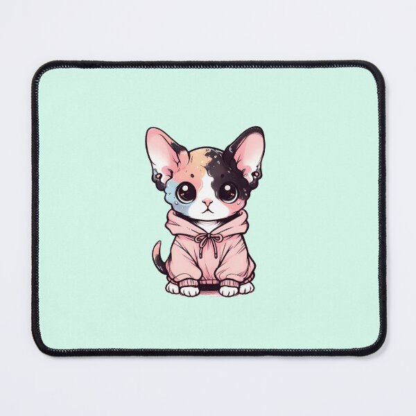 Item preview, Devon rex cat designed and sold by Anna Halasek.