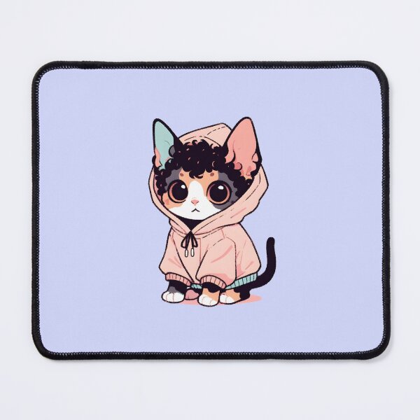 Item preview, Devon rex cat designed and sold by Anna Halasek.