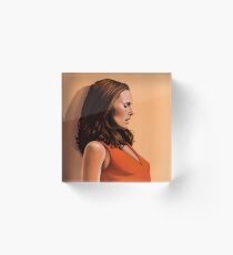 Natalie Portman Acrylic Block