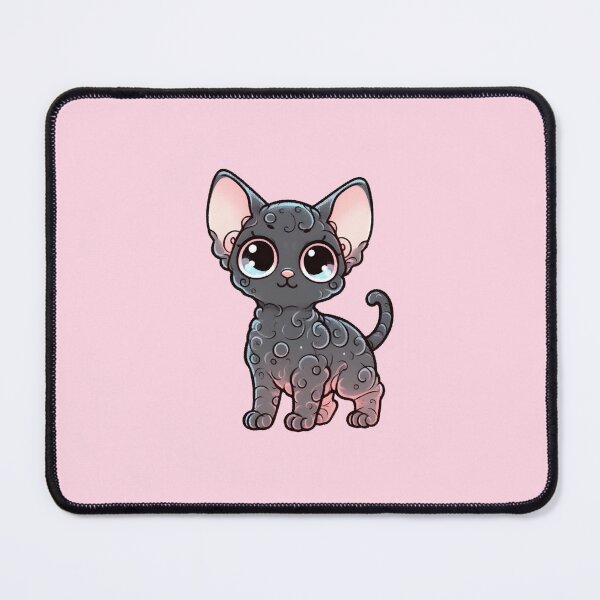 Item preview, Devon rex cat designed and sold by Anna Halasek.