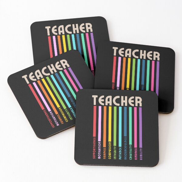 Item preview, Colorful Teacher Appreciation Traits Dedication Leadership Design designed and sold by markymaarty.