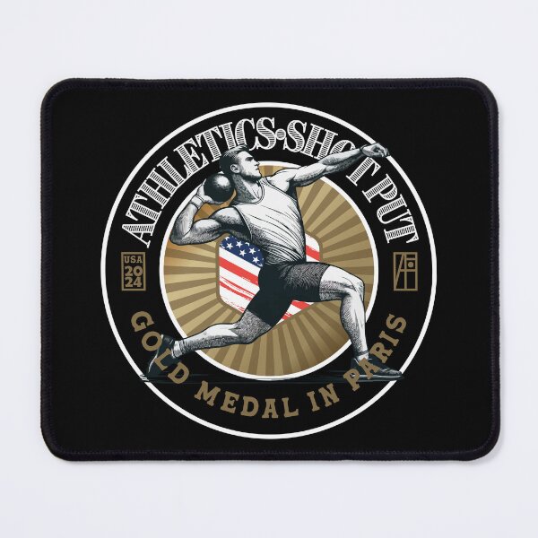 Item preview, 2024 - USA - ATHLETICS - SHOT PUT- GOLD MEDAL - PARIS - 1 designed and sold by ArtProjectShop.