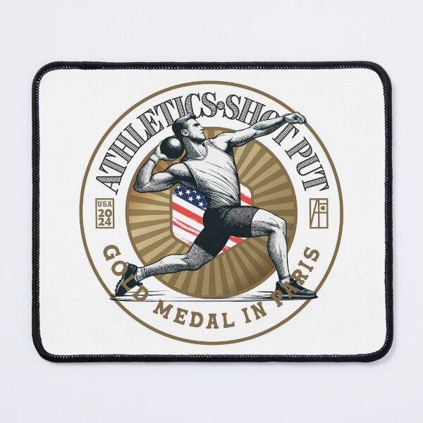 Item preview, 2024 - USA - ATHLETICS - SHOT PUT- GOLD MEDAL - PARIS - 2 designed and sold by ArtProjectShop.