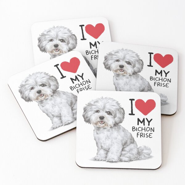 Item preview, I love my Bichon Frise  designed and sold by 123ks.