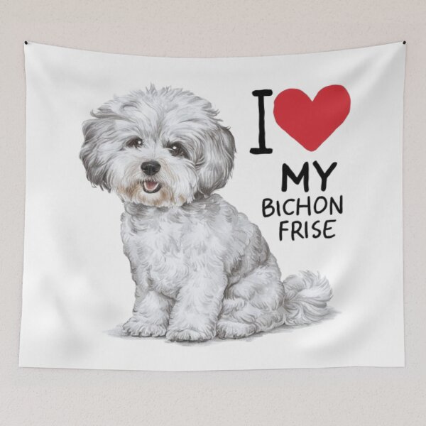 Item preview, I love my Bichon Frise  designed and sold by 123ks.