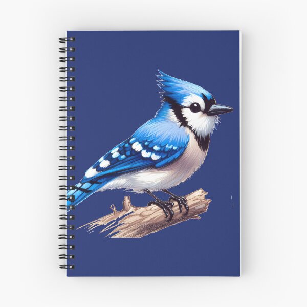 Item preview, A Whimsical Bluejay Here To Make Your Day designed and sold by Hall-O-Gram.