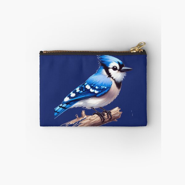 Item preview, A Whimsical Bluejay Here To Make Your Day designed and sold by Hall-O-Gram.