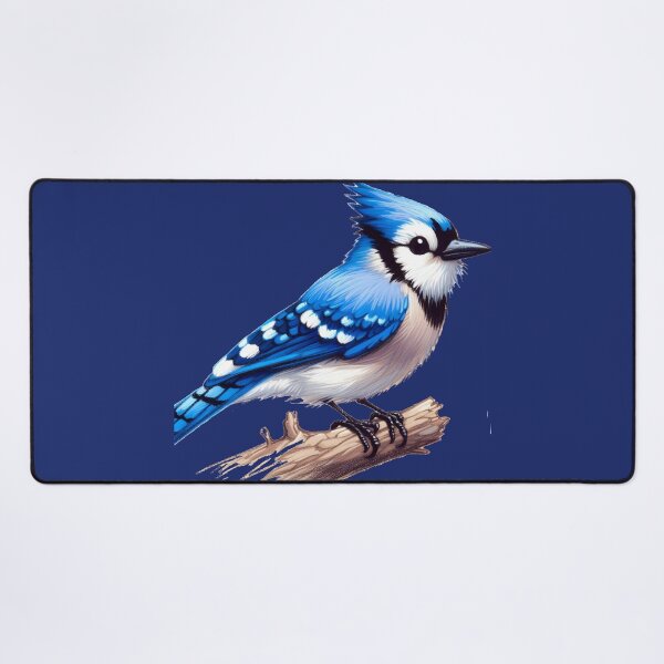 Item preview, A Whimsical Bluejay Here To Make Your Day designed and sold by Hall-O-Gram.
