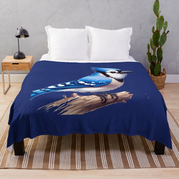 Item preview, A Whimsical Bluejay Here To Make Your Day designed and sold by Hall-O-Gram.