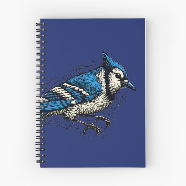 Item preview, Whimsical Bluejay Here To Make Your Day designed and sold by Hall-O-Gram.