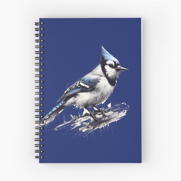 Item preview, Whimsical Bluejay Here To Make Your Day designed and sold by Hall-O-Gram.